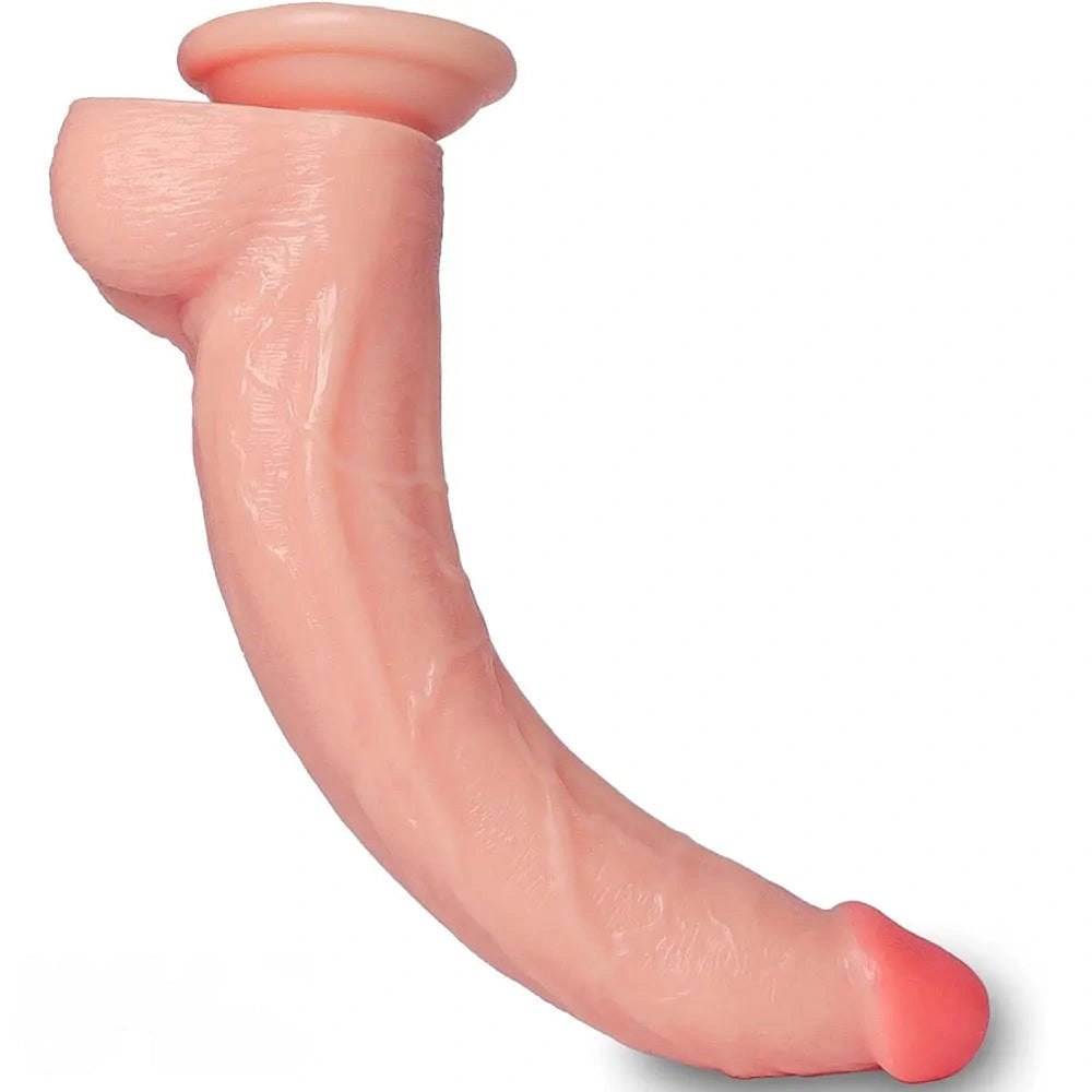 Curved Realistic Dildo 2.16in - Lifelike PVC Dong