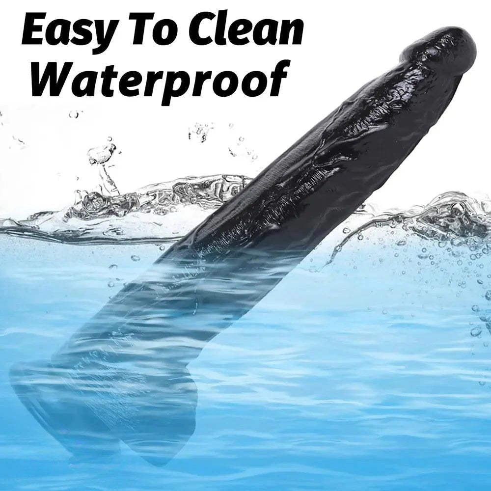 Curved Realistic Dildo 2.16in - Lifelike PVC Dong