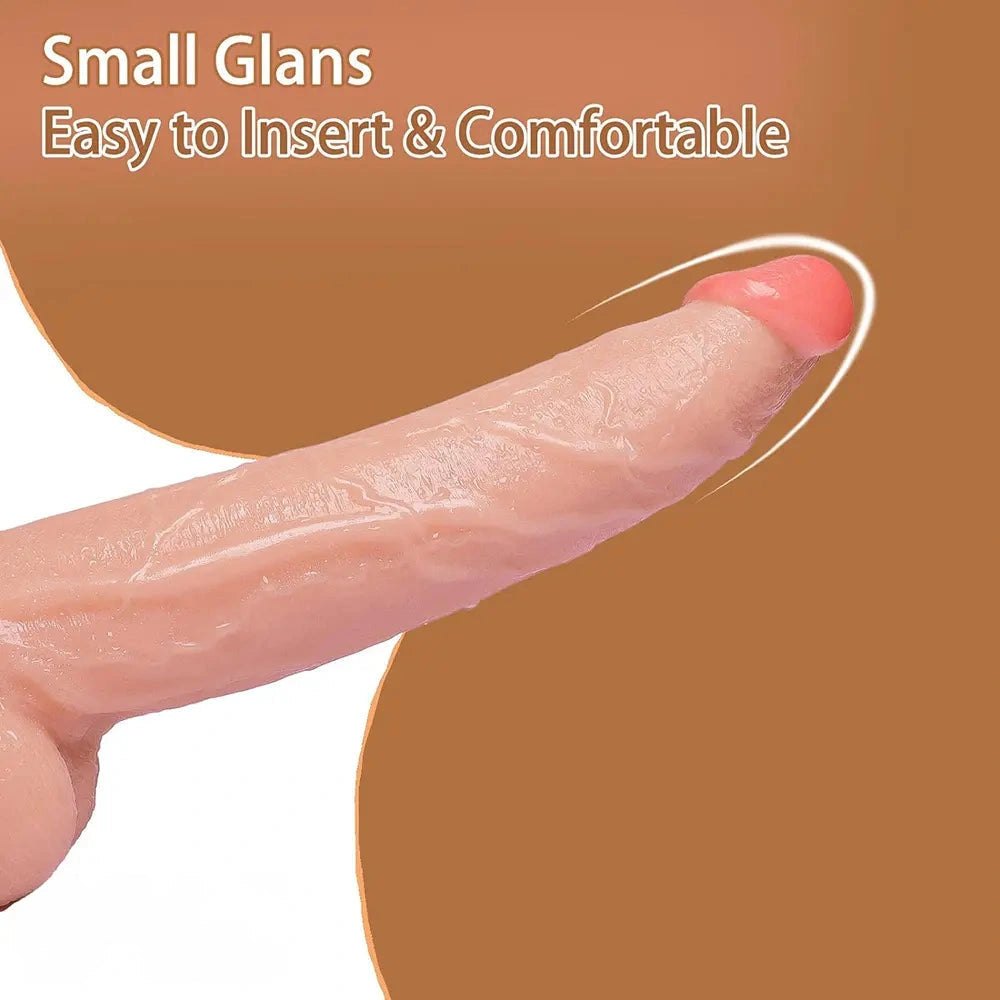 Curved Realistic Dildo 2.16in - Lifelike PVC Dong