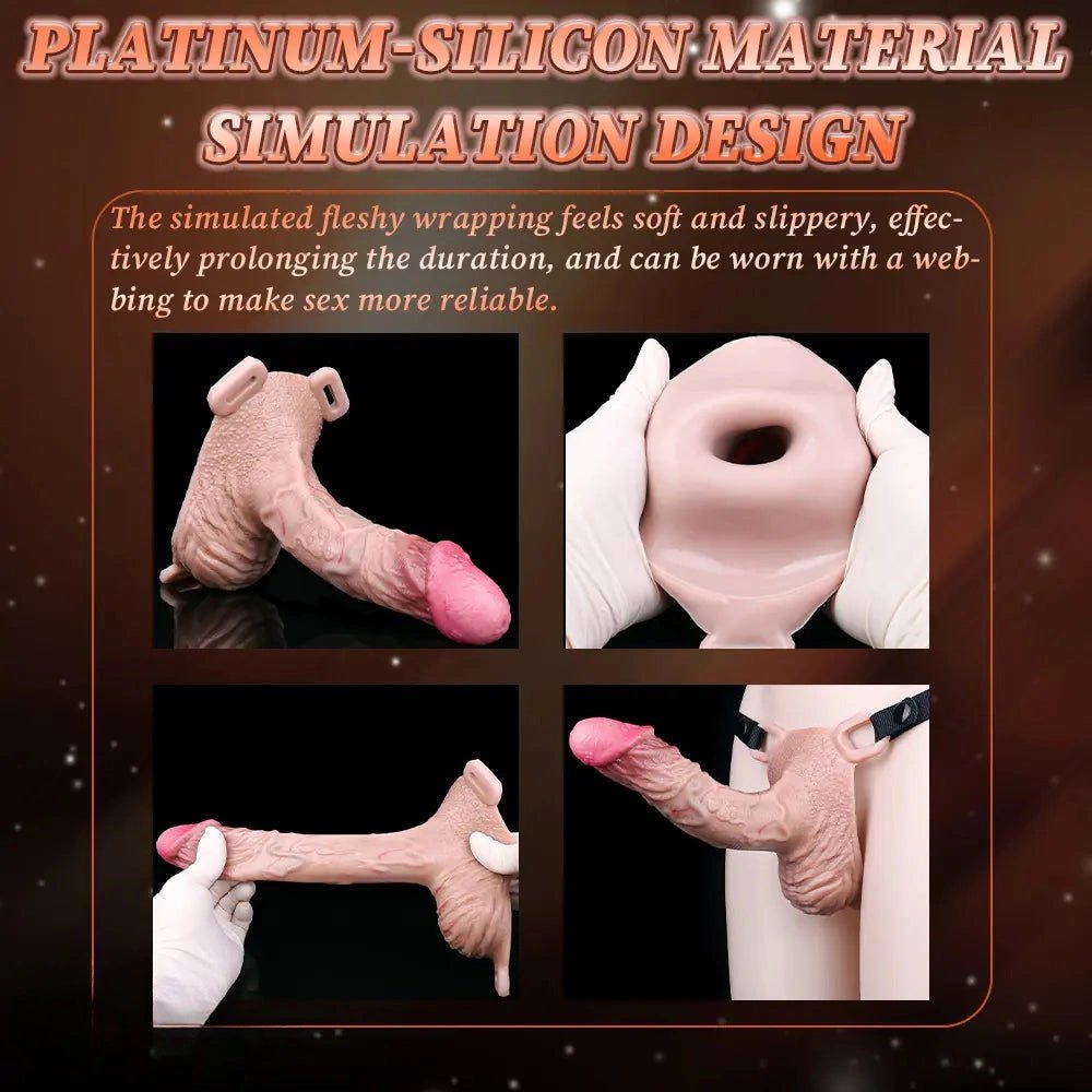 Curved Realistic Silicone Dildo - Big Realistic Dildo