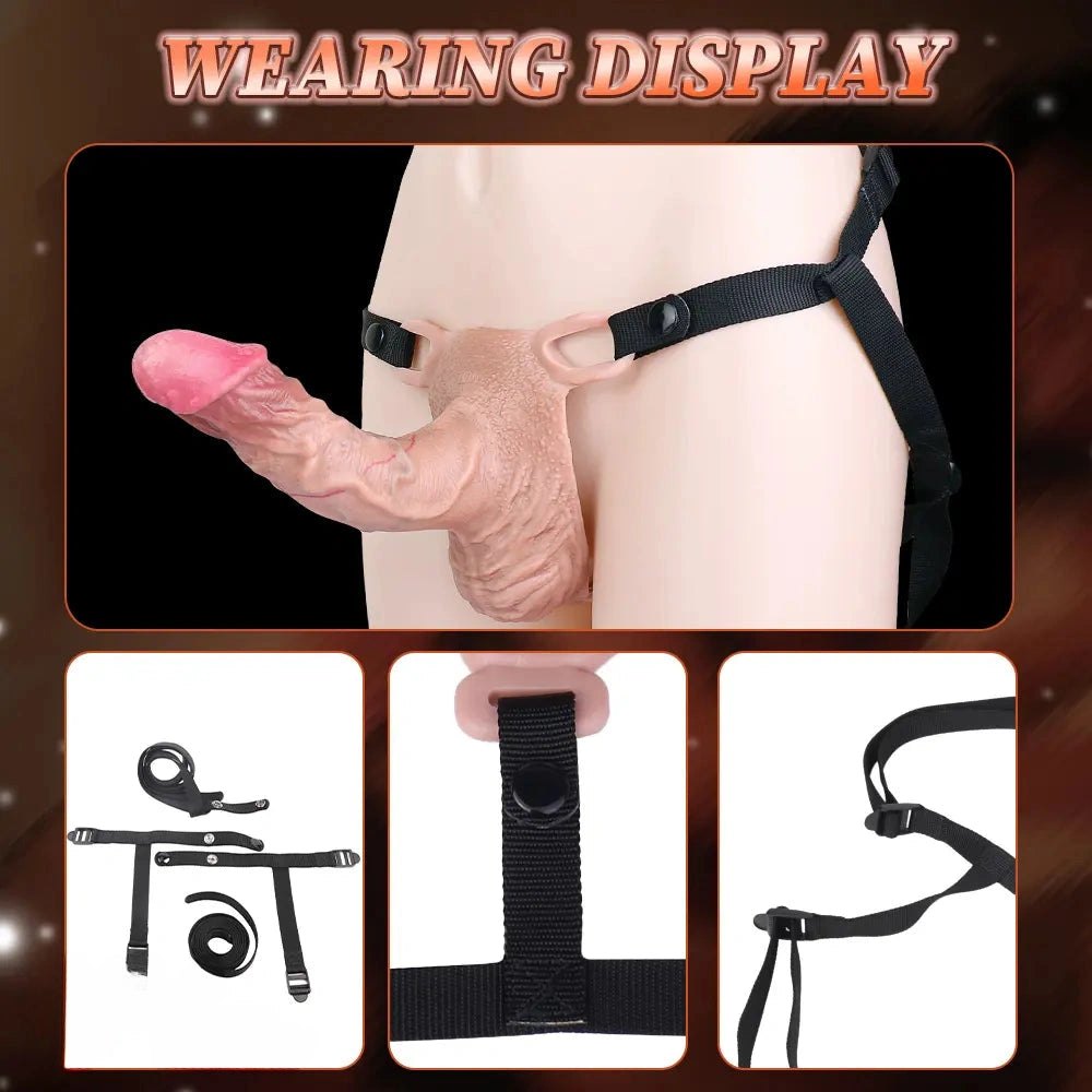 Curved Realistic Silicone Dildo - Big Realistic Dildo
