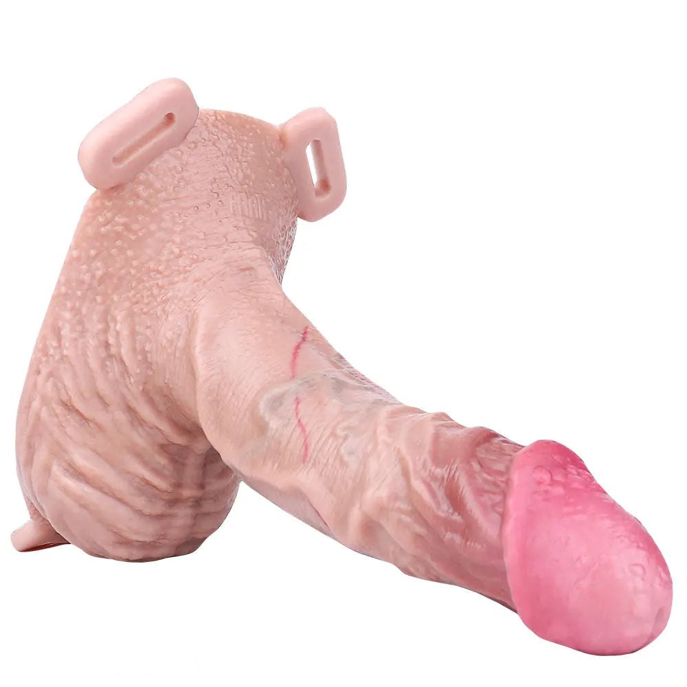 Curved Realistic Silicone Dildo - Big Realistic Dildo