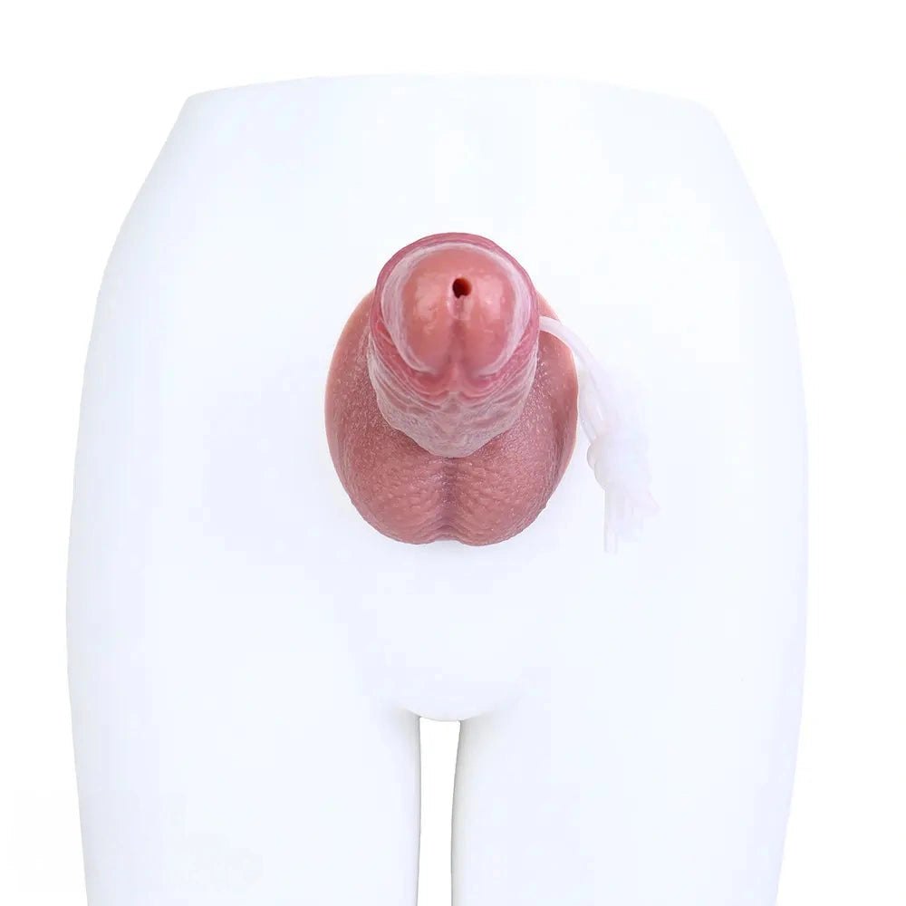 Curved Realistic Squirting Dildo - Harness Compatible Dildo