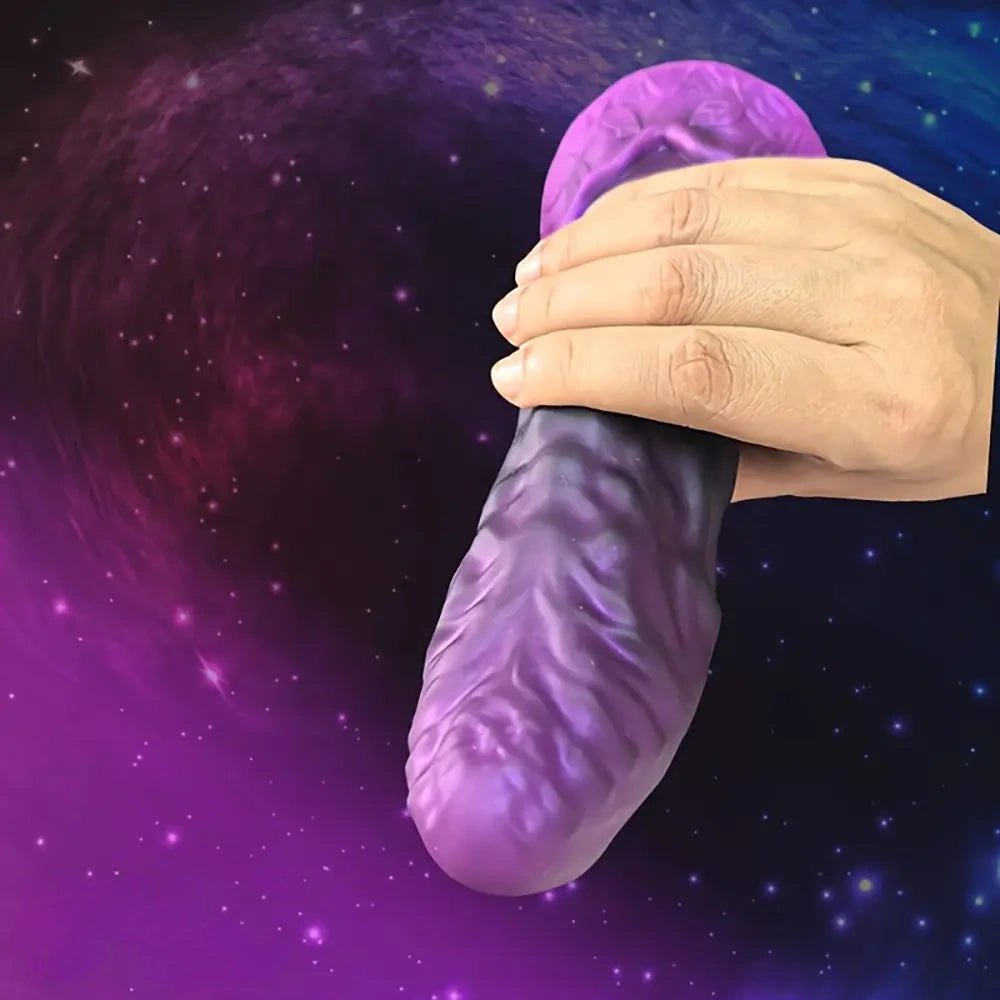 Curved Silicone G-Spot Dildo 9.4 In - Large G-Spot Curved Dildo
