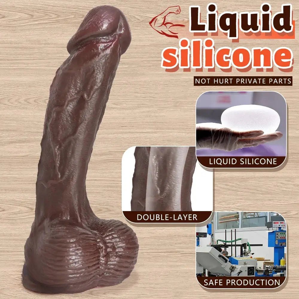 Curved Strap-On Dildo - Realistic Harness Dildo