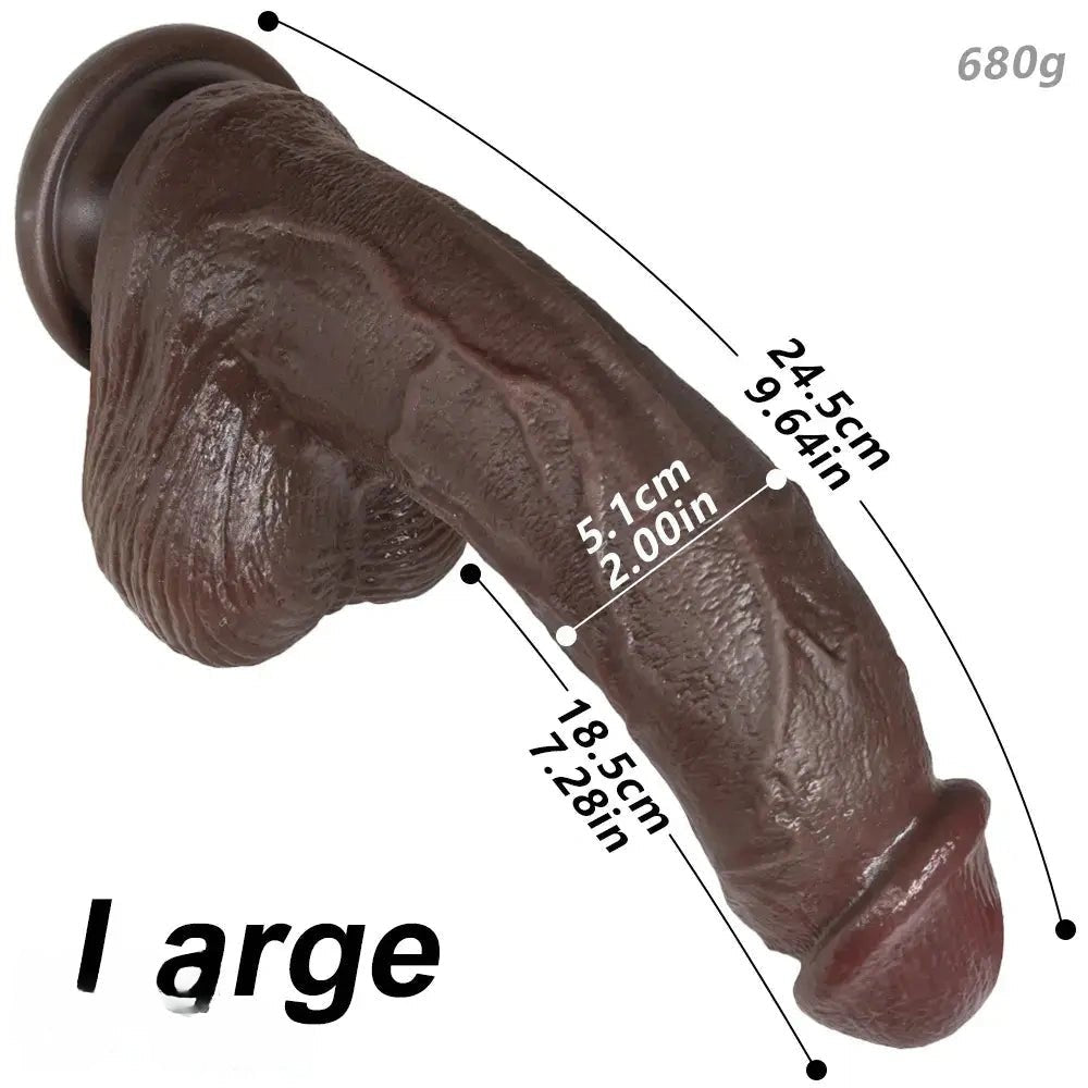Curved Strap-On Dildo - Realistic Harness Dildo