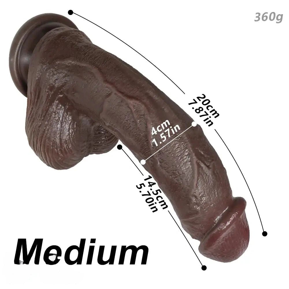 Curved Strap-On Dildo - Realistic Harness Dildo