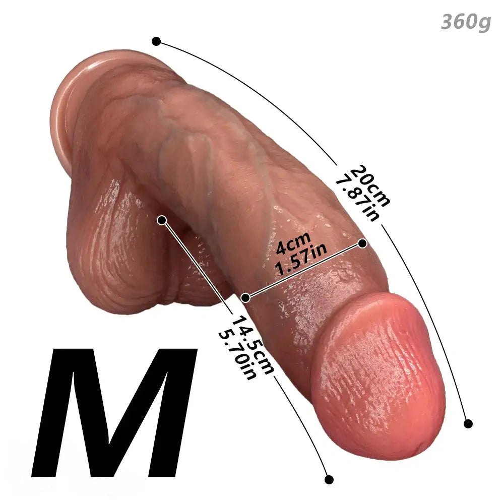 Curved Strap-On Duo Dildo - Strap On Dildo for Adults