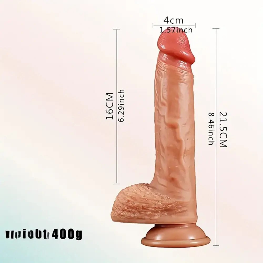 Curved Suction Cup G-Spot Dildo - Silicone Suction Dildo