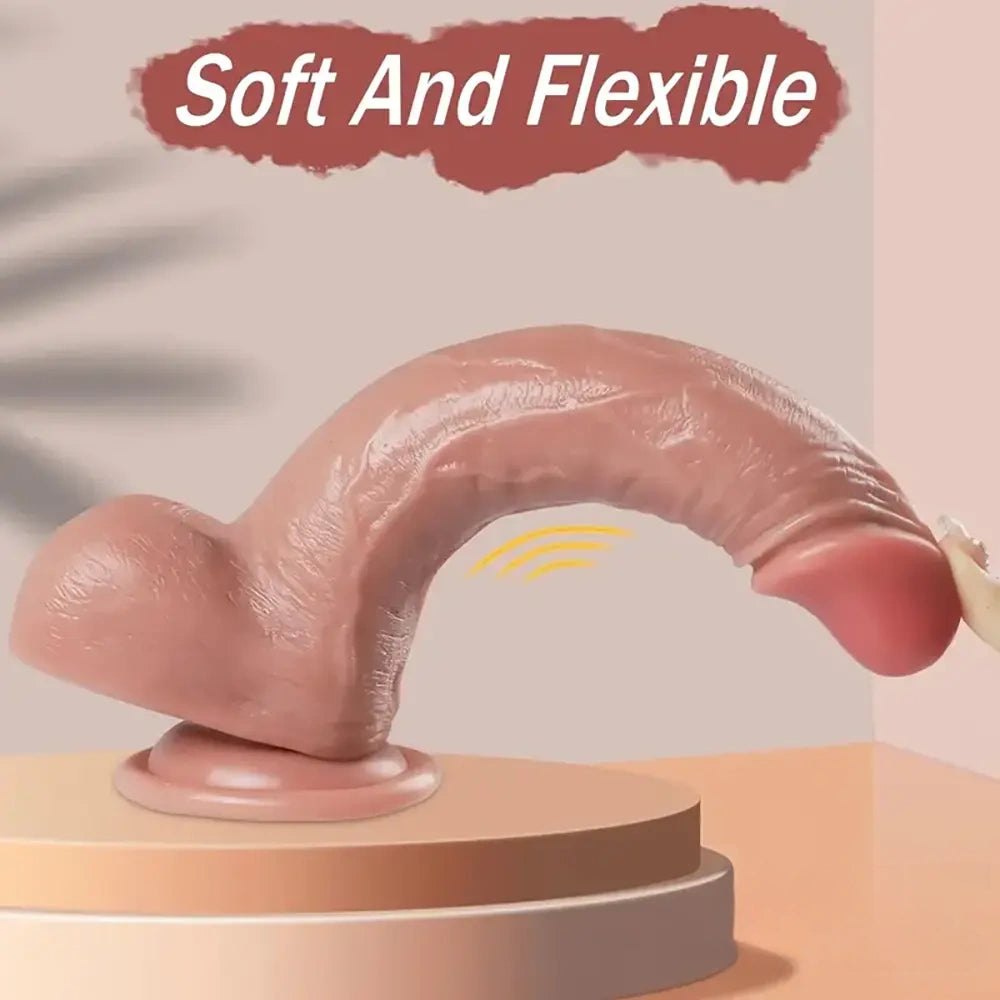 Curved Suction Cup Dildo - Suction Cup G-Spot Dildo