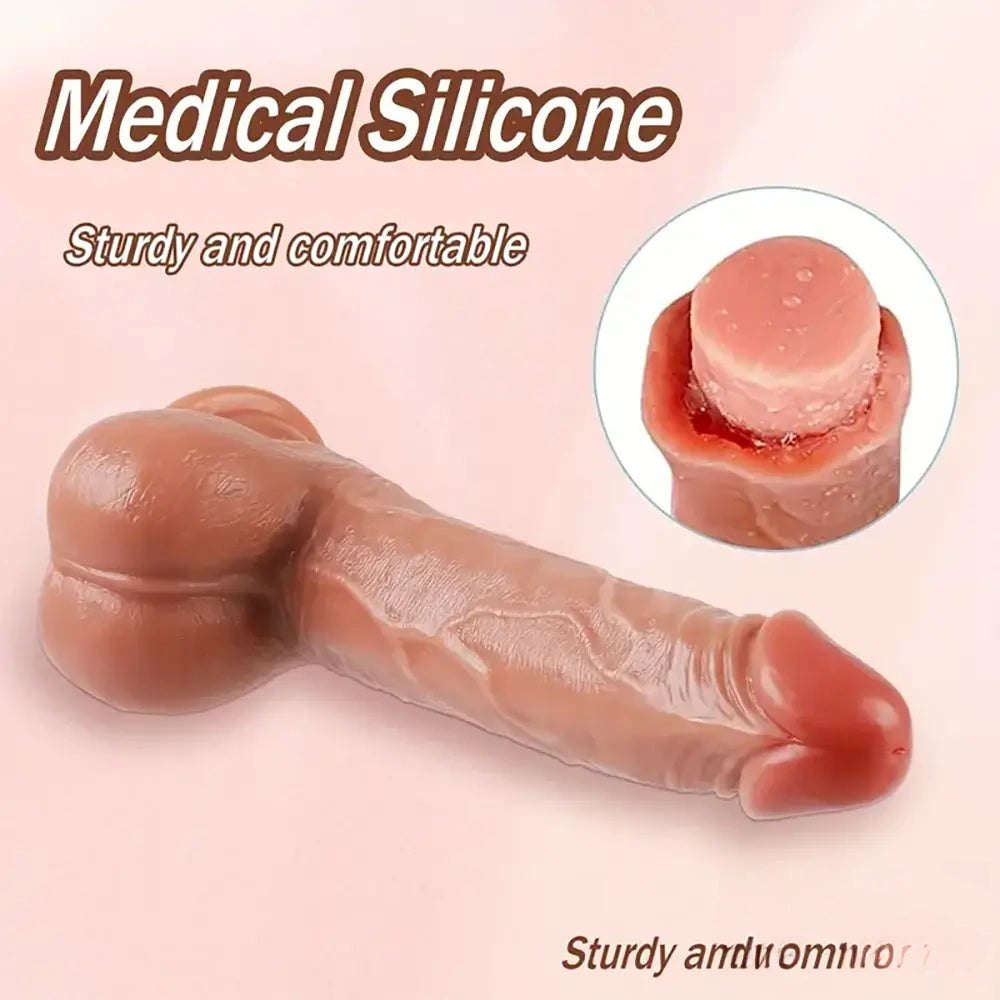 Curved Suction Cup Dildo - Suction Cup G-Spot Dildo