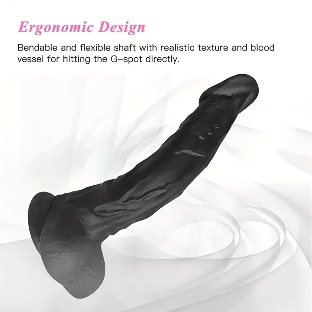 Curved Suction Cup Dildo 8.86in - Realistic G-Spot Dildo