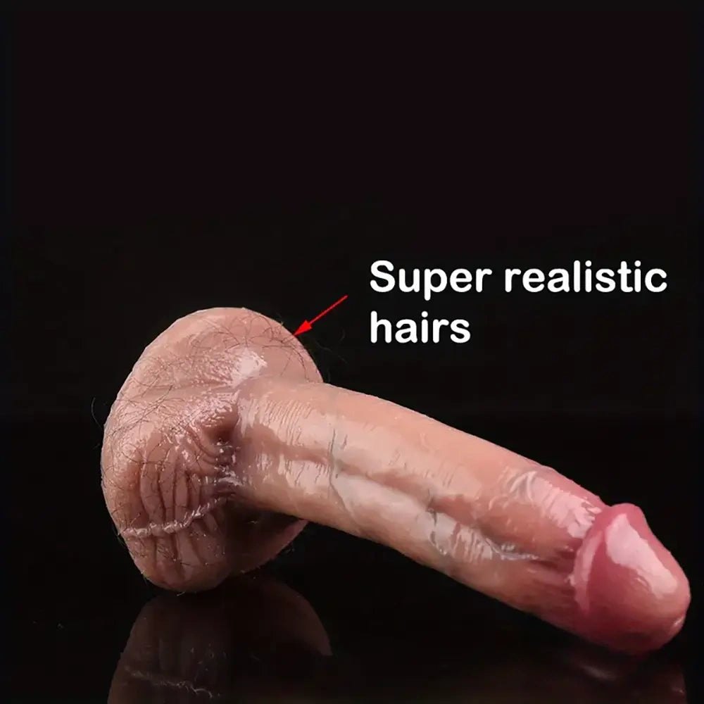Curved Suction Cup Dildo 5.7 In - Dildo With Suction Cup Base