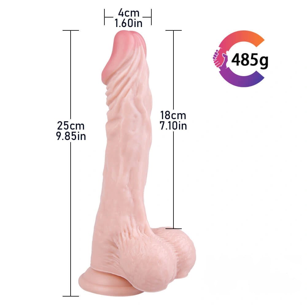 Curved Swing Dildo, 4 Sizes - Realistic Vibrating Dildo