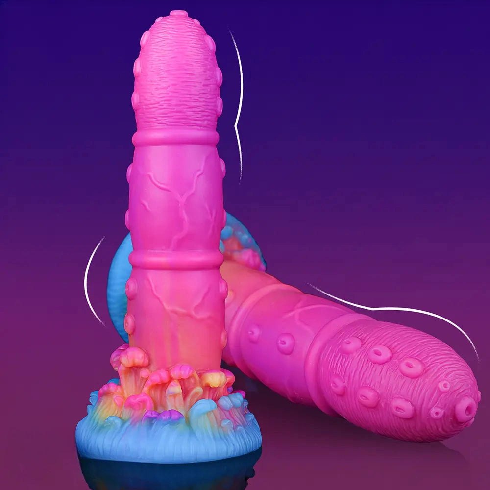 Curved Tentacle Fantasy Dildo - Silicone G-Spot Dildo