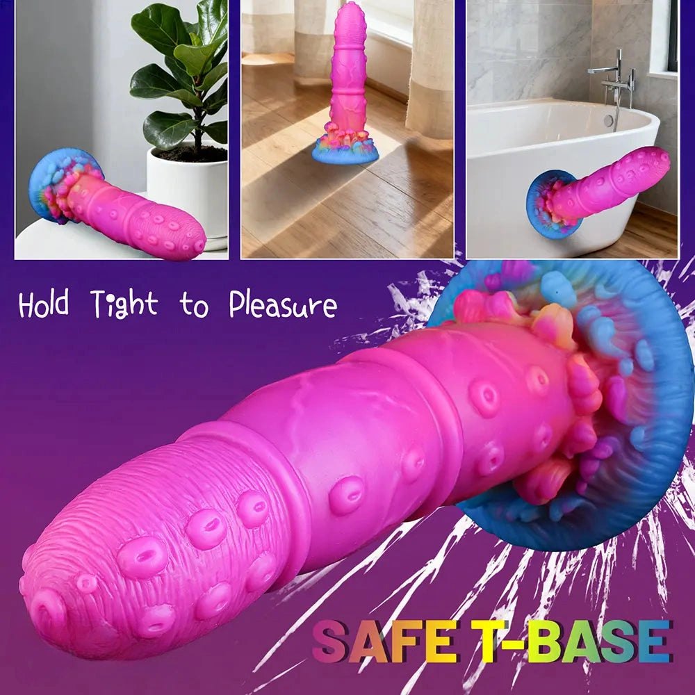 Curved Tentacle Fantasy Dildo - Silicone G-Spot Dildo