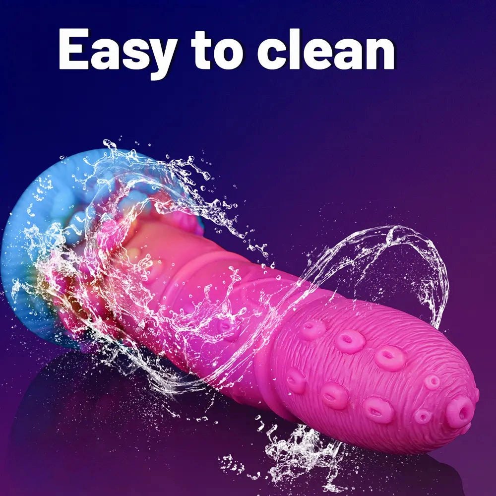 Curved Tentacle Fantasy Dildo - Silicone G-Spot Dildo