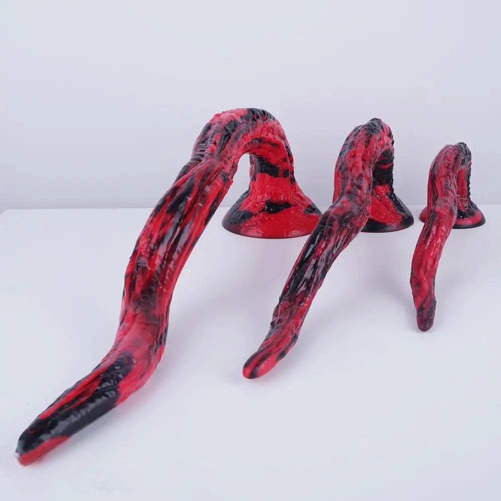 Curved Tentacle Fantasy Dildo - Silicone Fantasy Toy