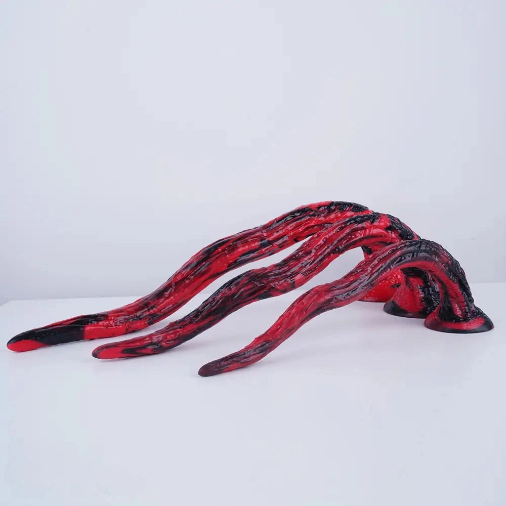 Curved Tentacle Fantasy Dildo - Silicone Fantasy Toy