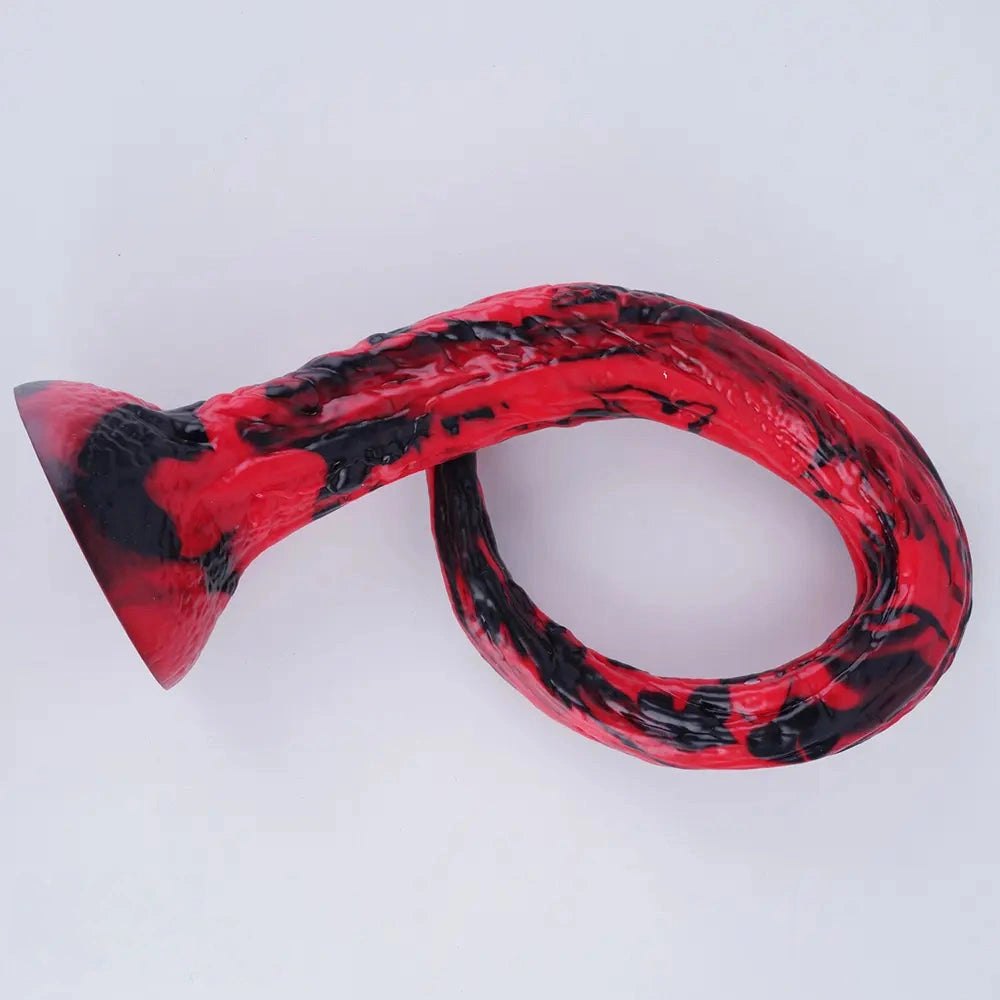 Curved Tentacle Fantasy Dildo - Silicone Fantasy Toy