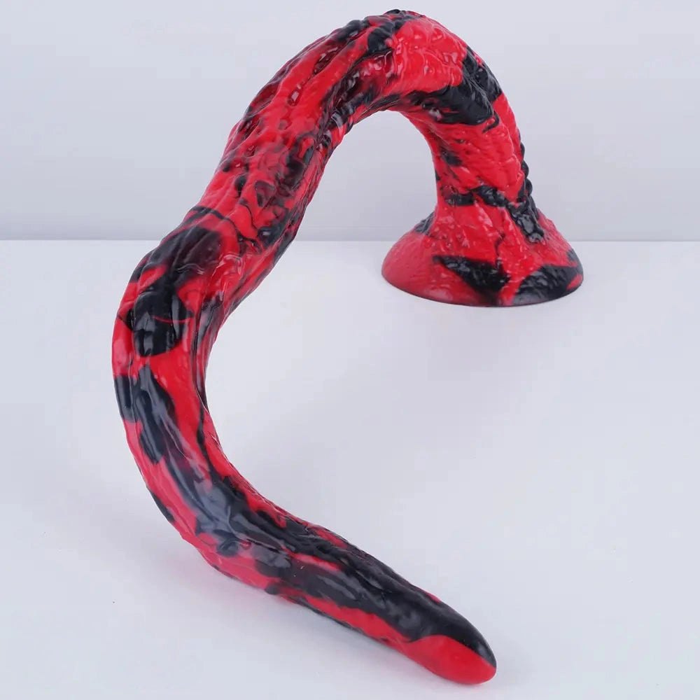 Curved Tentacle Fantasy Dildo - Silicone Fantasy Toy