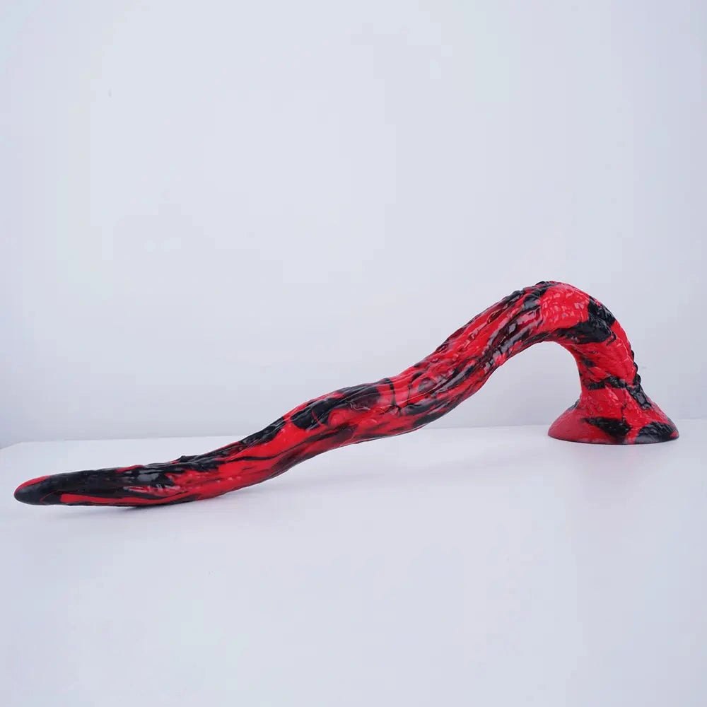 Curved Tentacle Fantasy Dildo - Silicone Fantasy Toy