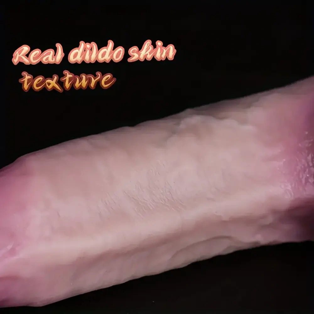 Curved Thick Silicone Dildo 8.66in - Large Thick Dildo