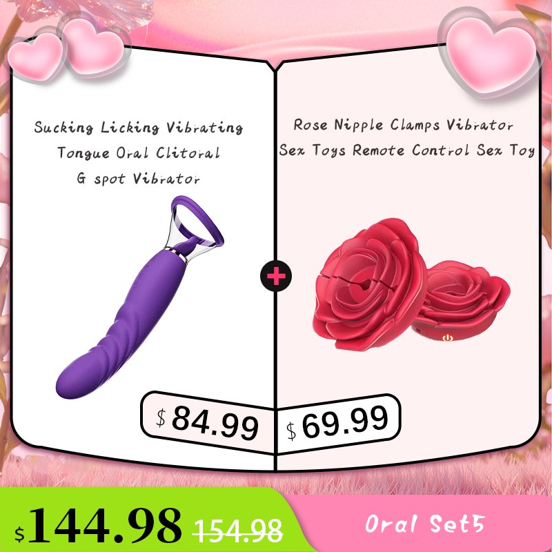 Curved Tongue Suction Vibrator - Nipple Suckers