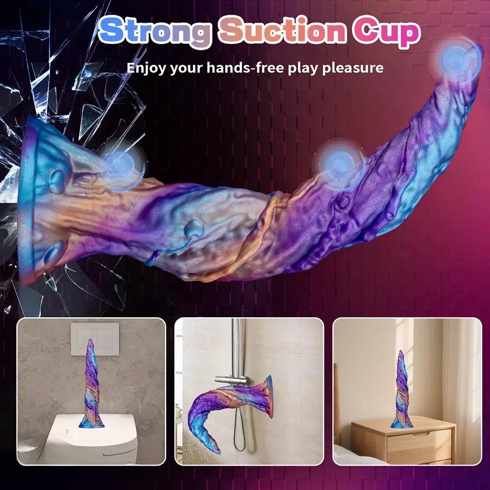 Curved Vein Fantasy Dildo 10.43in - Fantasy Dildo