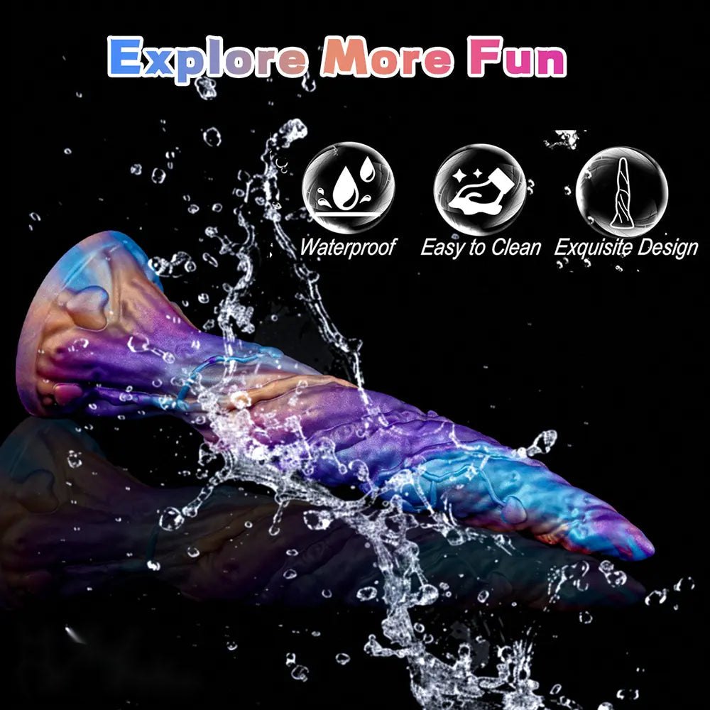Curved Vein Fantasy Dildo 10.43in - Fantasy Dildo
