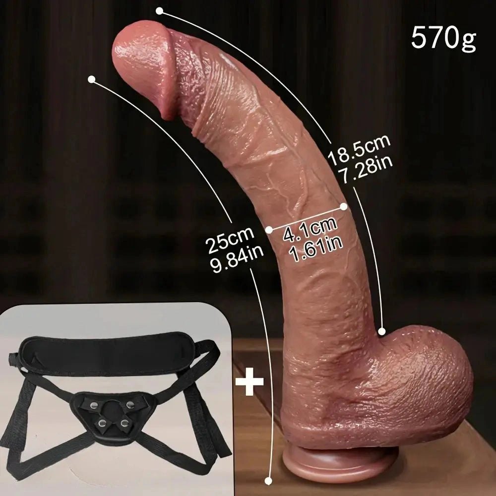 Curved Wearable Strap-On Dildo - Strap-On Harness Dildo