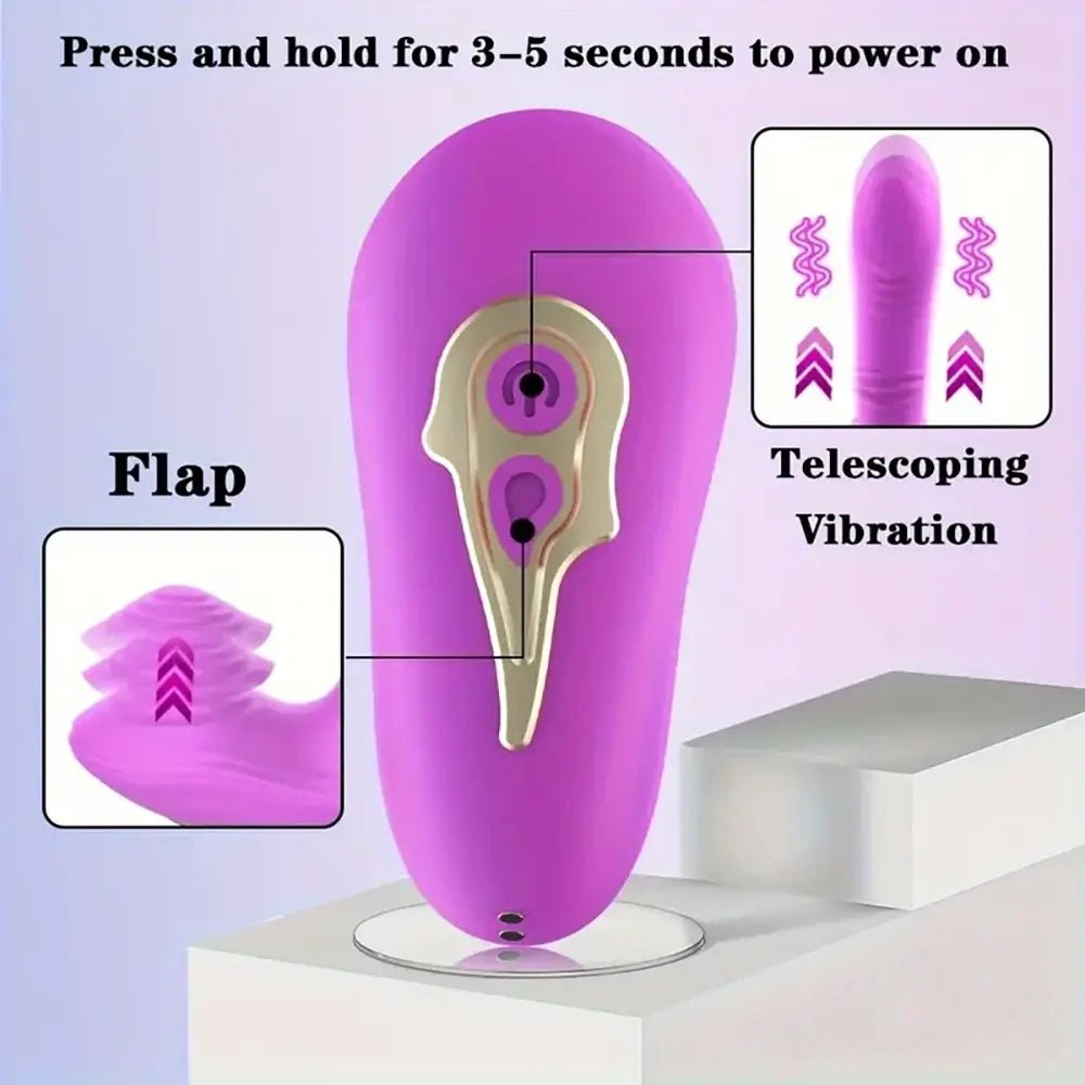 Curved Wearable Vibrator 5.7 In - Wearable Rider Vibrator