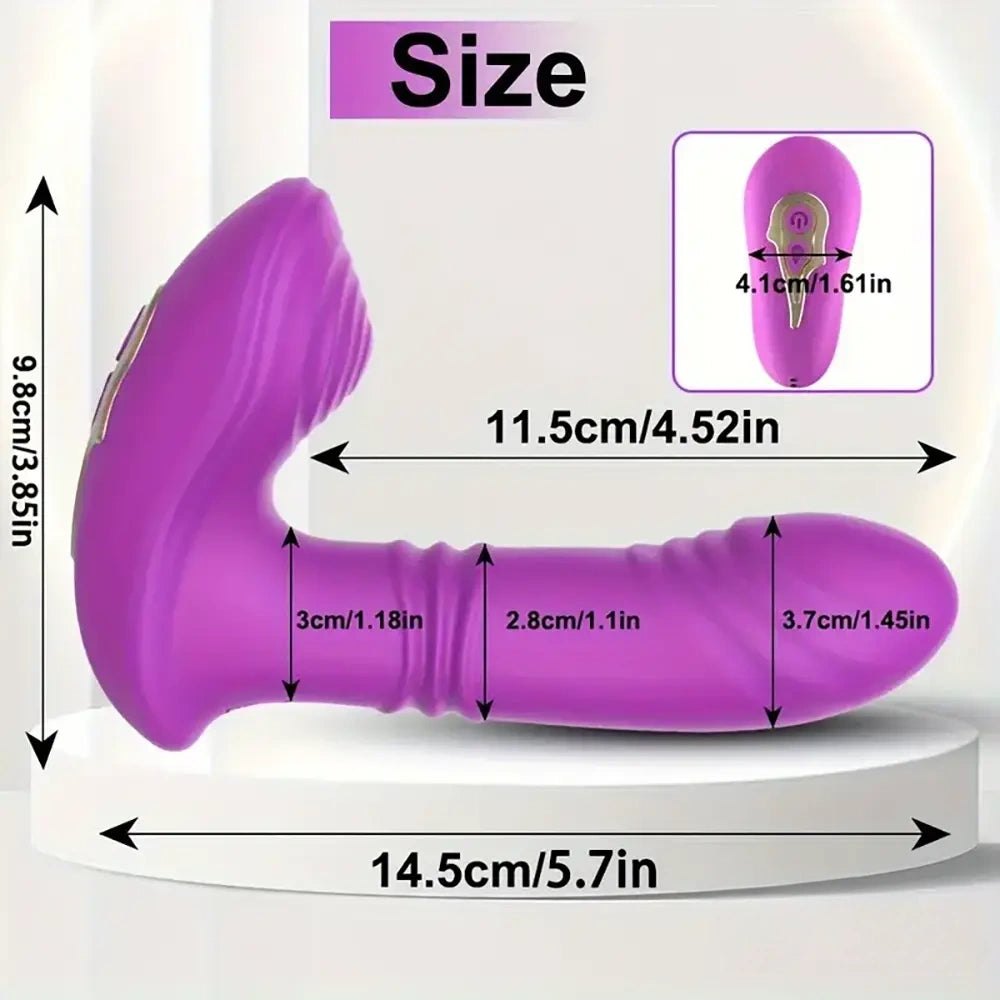 Curved Wearable Vibrator 5.7 In - Wearable Rider Vibrator