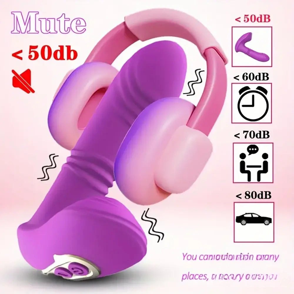 Curved Wearable Vibrator 5.7 In - Wearable Rider Vibrator
