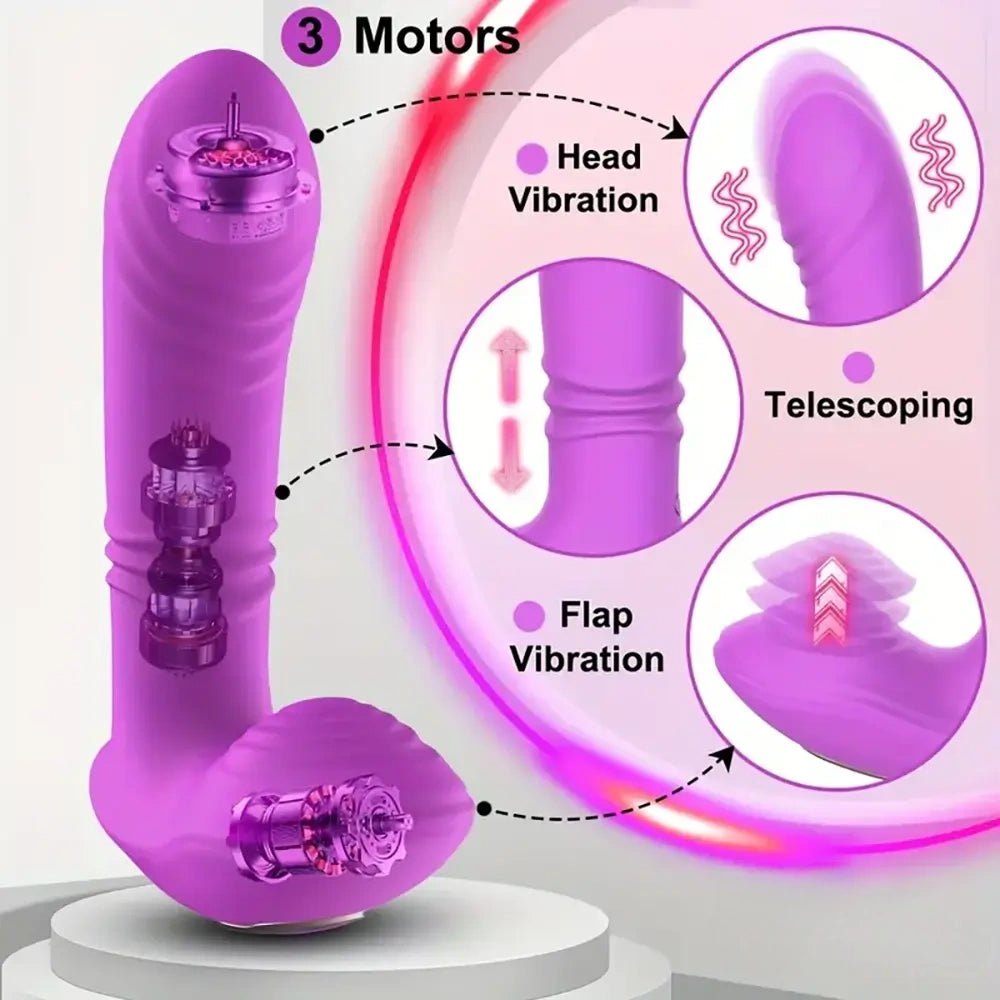 Curved Wearable Vibrator 5.7 In - Wearable Rider Vibrator