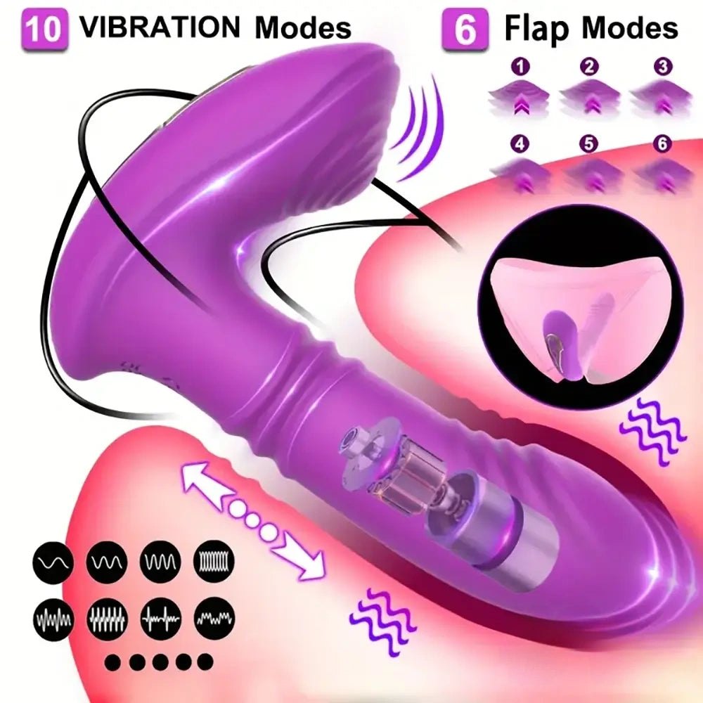 Curved Wearable Vibrator 5.7 In - Wearable Rider Vibrator
