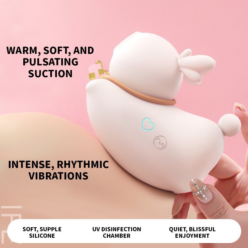 Deer Kiss Suction and Tapping Vibrator - Clit Sucker Toy