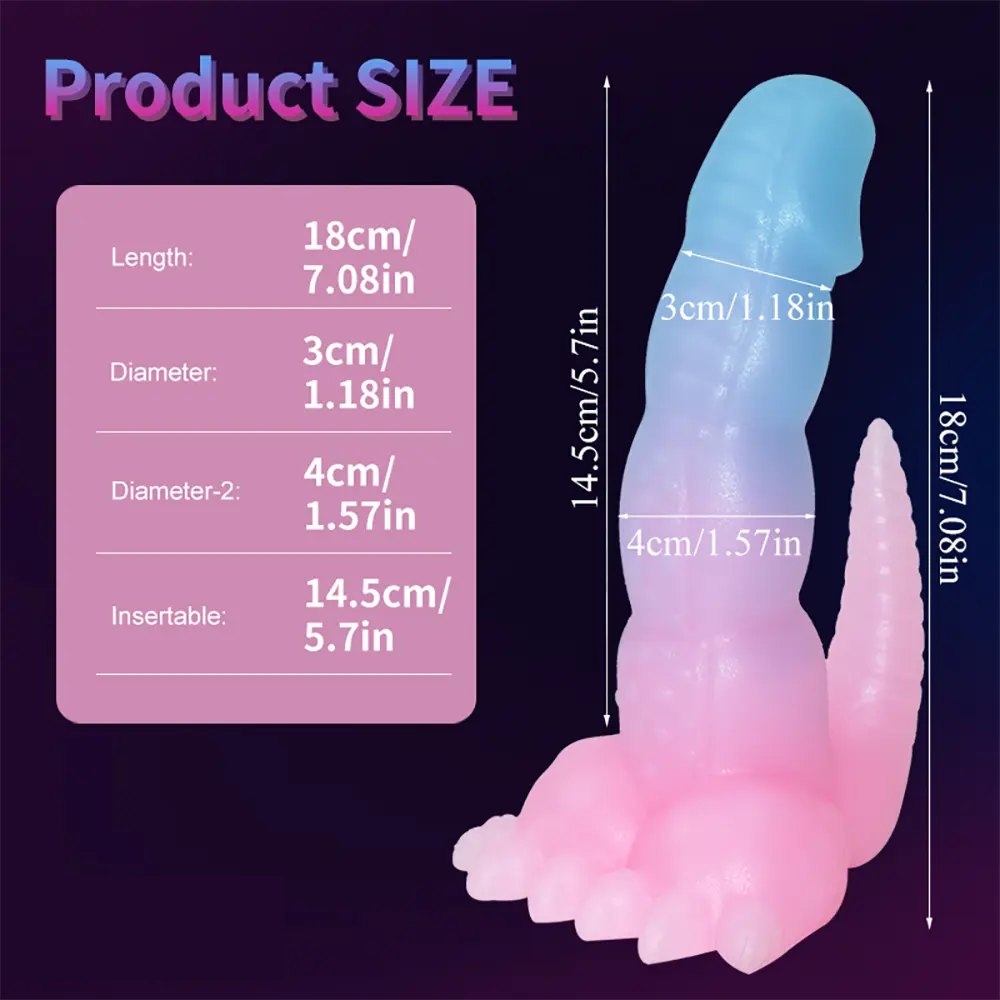 Dinosaur Claw Fantasy Dildo - Glowing Monster Dildo