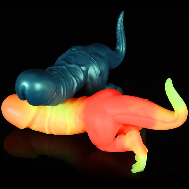 Dinosaur Fantasy Dildo 9.45 in - Big Silicone Fantasy Dildo