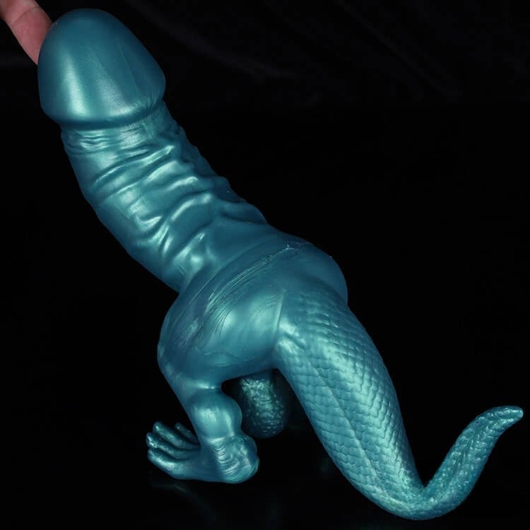 Dinosaur Fantasy Dildo 9.45 in - Big Silicone Fantasy Dildo
