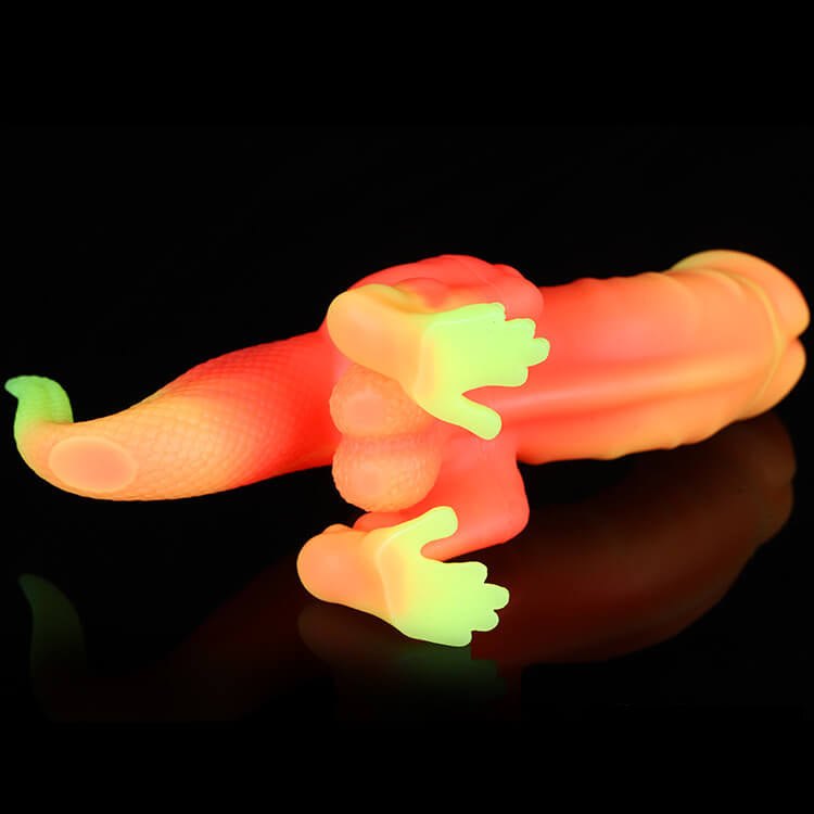 Dinosaur Fantasy Dildo 9.45 in - Big Silicone Fantasy Dildo