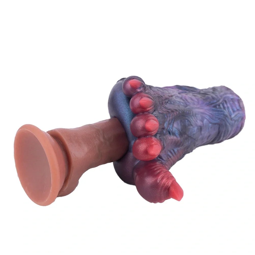 Dinosaur Paw Masturbator Steel Blue - Male Masturbator Toy