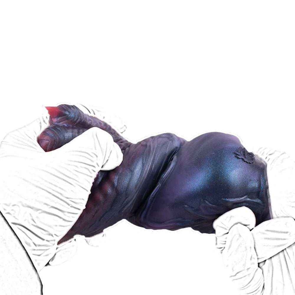 Dinosaur Paw Masturbator Steel Blue - Male Masturbator Toy