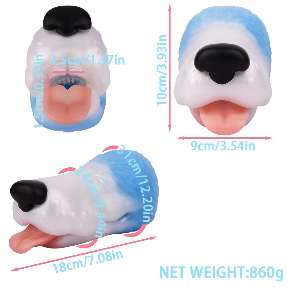 Dog Head Onahole Masturbator - Fantasy Stroker Onahole