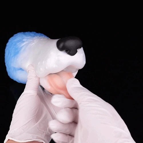Dog Head Onahole Masturbator - Fantasy Stroker Onahole