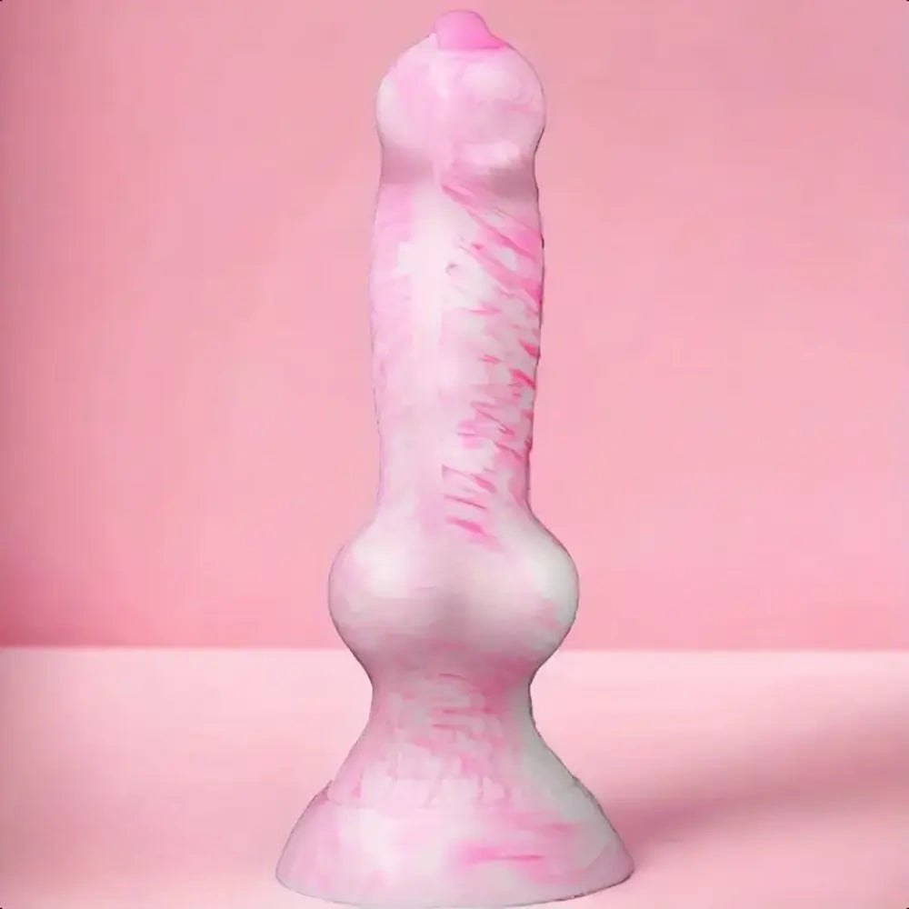 Dog Knot Animal Dildo 7.28in - Animal Knot Silicone Dildo