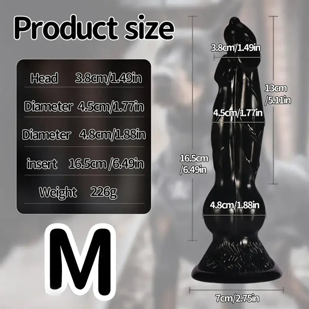 Dog Knot Fantasy Dildo S-XL - Sized Animal Style Dildo