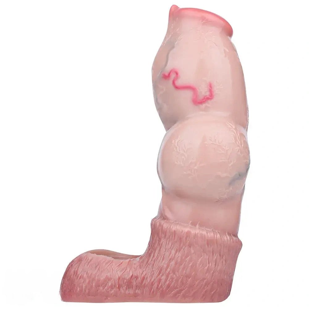 Dog Knot Silicone Dildo - Knotted Animal Play Dildo