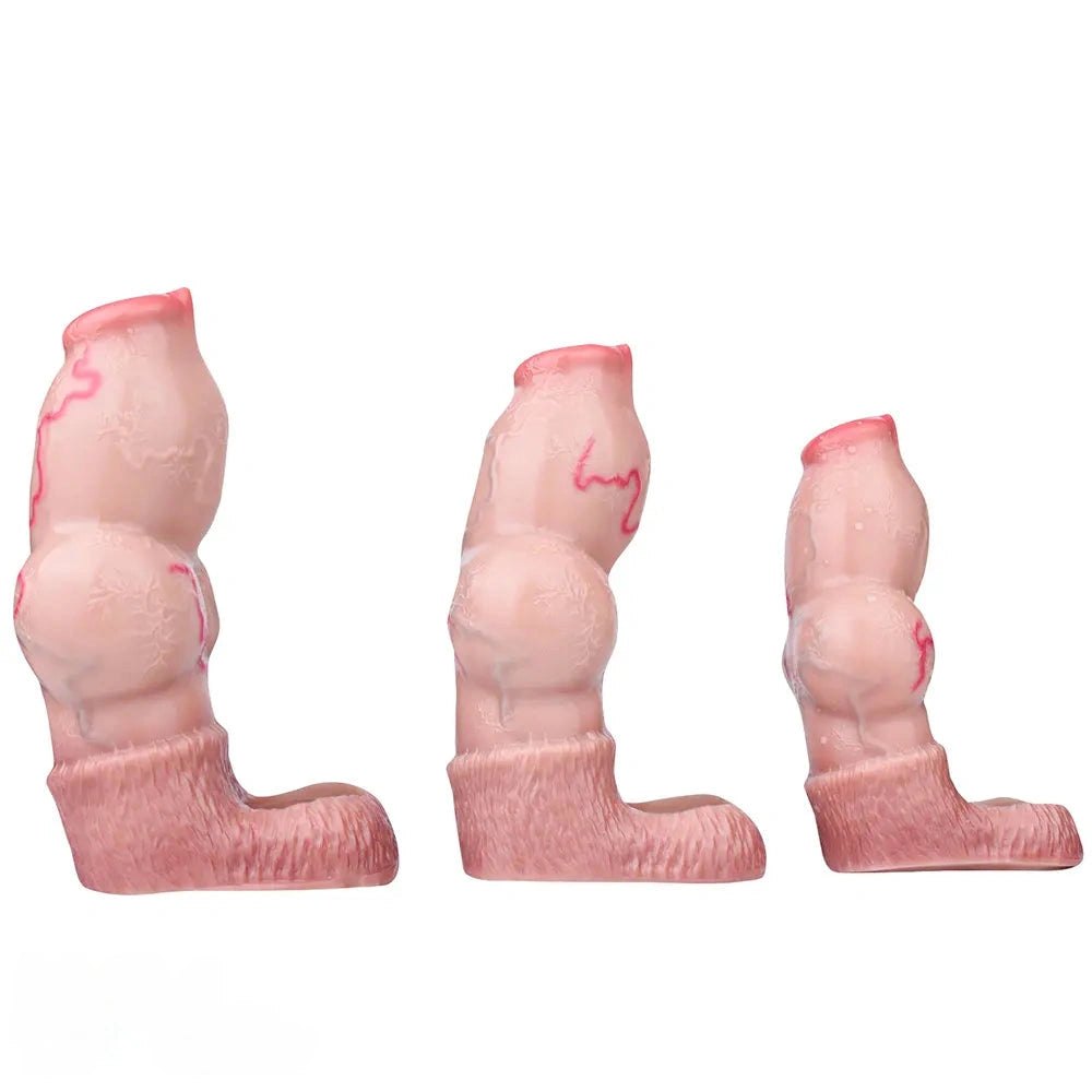 Dog Knot Silicone Dildo - Knotted Animal Play Dildo