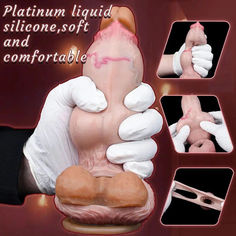 Dog Sleeve Dildo, S/M/L Sizes - Realistic Animal Dildo